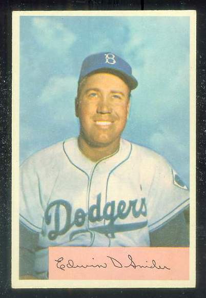 1954 Bowman #170 Duke Snider [#b] (Brooklyn Dodgers) Baseball cards value