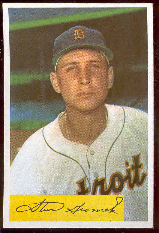 1954 Bowman #199 Steve Gromek (Tigers) Baseball cards value