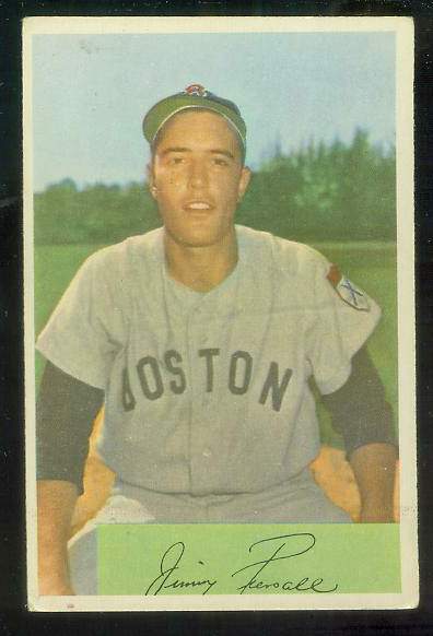 1954 Bowman #210 Jimmy Piersall (Red Sox) Baseball cards value