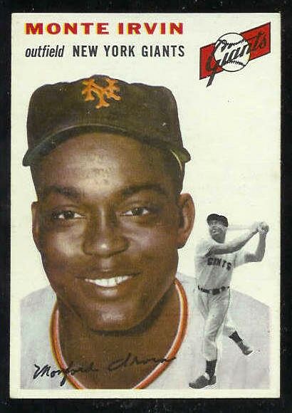 1954 Topps #..3 Monte Irvin (NY Giants) Baseball cards