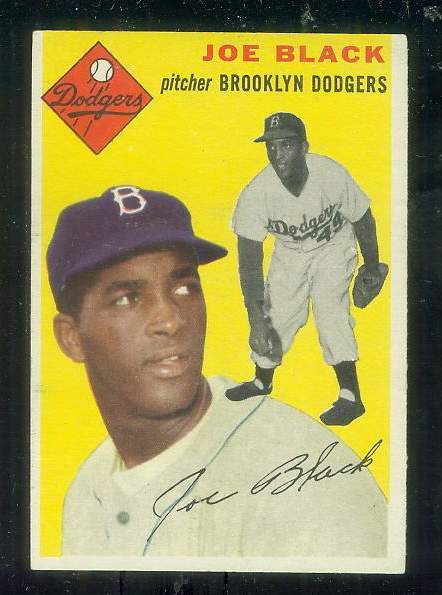 1954 Topps #.98 Joe Black [#b] (Brooklyn Dodgers) Baseball cards value