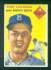 1954 Topps #132 Tom Lasorda ROOKIE [#b] (Brooklyn Dodgers)