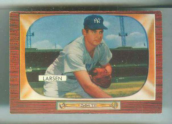 1955 Bowman #.67 Don Larsen [#a] (Yankees) Baseball cards value