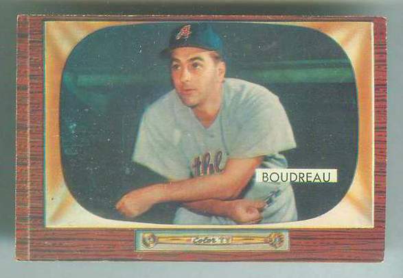 1955 Bowman #.89 Lou Boudreau MGR [#a] (Kansas City A's) Baseball cards value