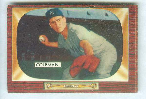 1955 Bowman #.99 Jerry Coleman [#c] (Yankees) Baseball cards value