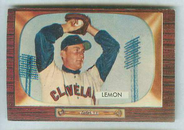 1955 Bowman #191 Bob Lemon [#a] (Indians) Baseball cards value
