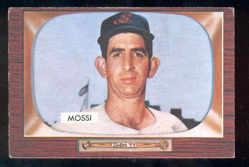 1955 Bowman #259 Don Mossi ROOKIE SCARCER HIGH NUMBER (Indians) Baseball cards value