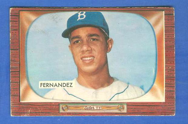 1955 Bowman #270 Chico Fernandez ROOKIE SCARCER HIGH NUMBER [#b] (Dodgers) Baseball cards value