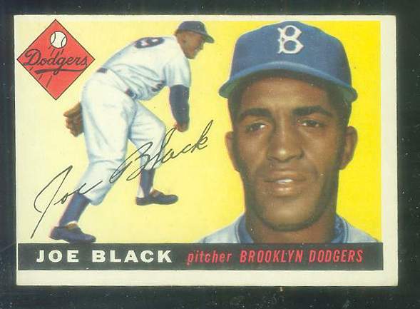 1955 Topps #156 Joe Black HIGH NUMBER [#a] (Brooklyn Dodgers) Baseball cards value