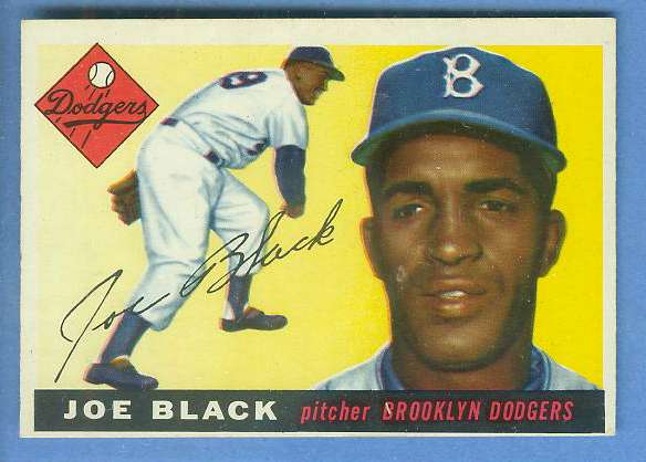 1955 Topps #156 Joe Black HIGH NUMBER [#c] (Brooklyn Dodgers) Baseball cards value