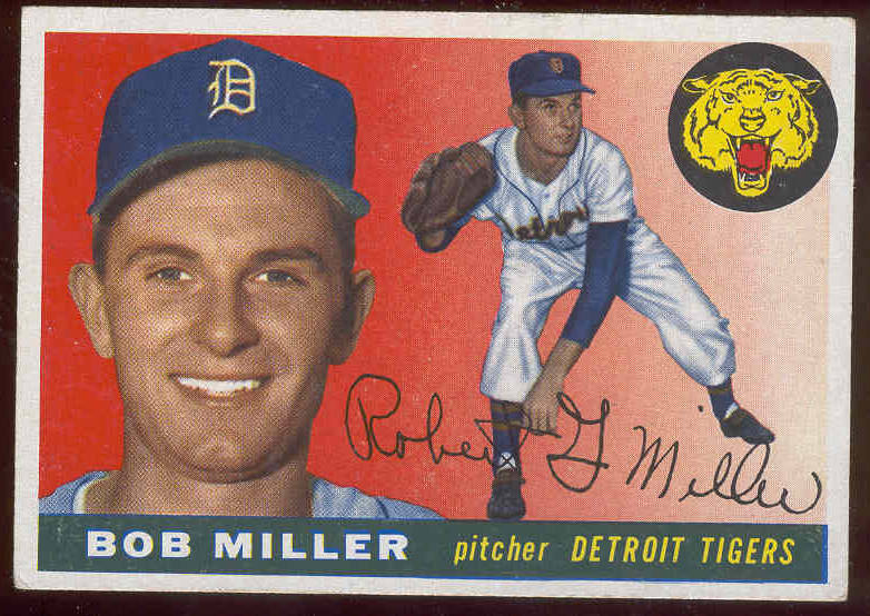 1955 Topps #..9 Bob Miller (Tigers) Baseball cards value