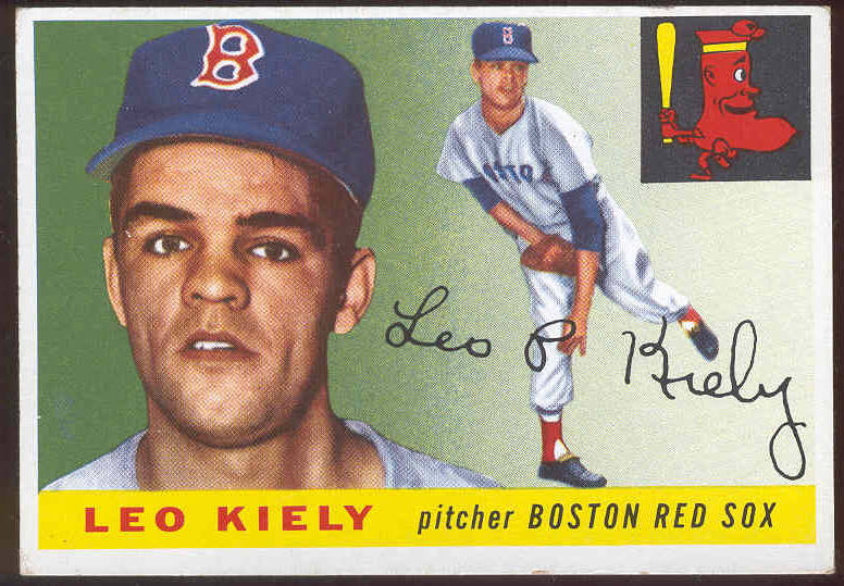 1955 Topps #.36 Leo Kiely (Red Sox) Baseball cards value