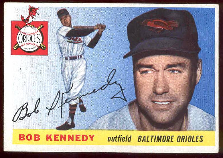 1955 Topps #.48 Bob Kennedy (Orioles) Baseball cards value