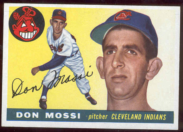 1955 Topps #.85 Don Mossi ROOKIE (Indians) Baseball cards value