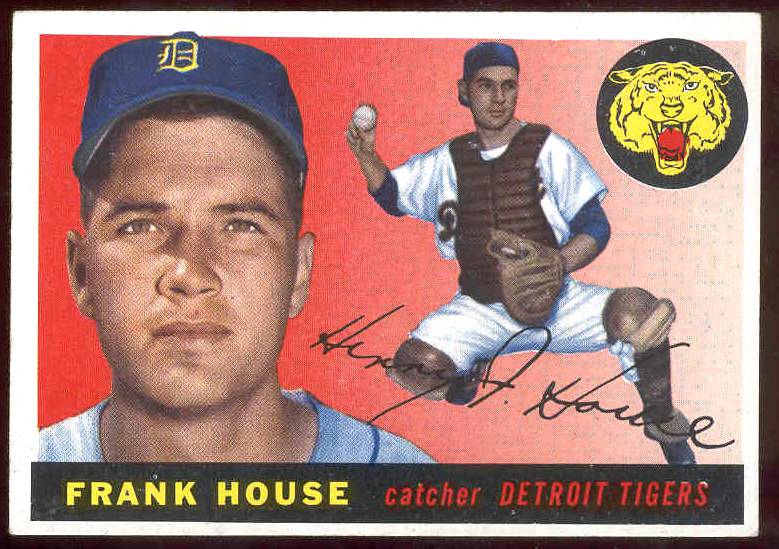 1955 Topps #.87 Frank House (Tigers) Baseball cards value