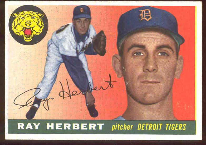 1955 Topps #138 Ray Herbert (Tigers) Baseball cards value