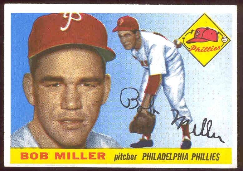 1955 Topps #157 Bob Miller HIGH NUMBER (Phillies) Baseball cards value