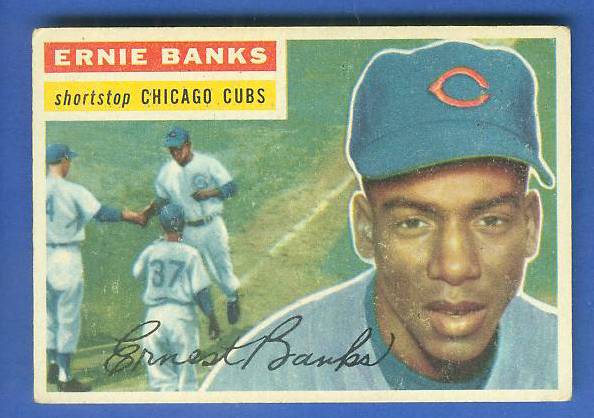 1956 Topps #.15 Ernie Banks (Cubs) Baseball cards