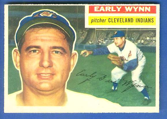 1956 Topps #187 Early Wynn (Indians) Baseball cards value