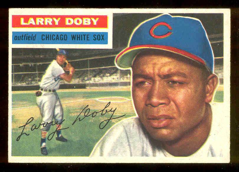 1956 Topps #250 Larry Doby [#a] (White Sox) Baseball cards value