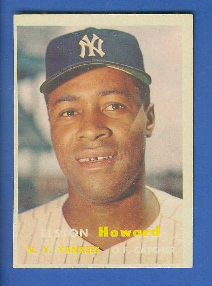 1957 Topps #.82 Elston Howard (Yankees) Baseball cards value