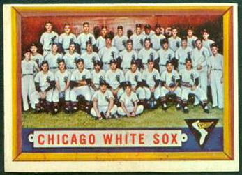 1957 Topps #329 White Sox TEAM card [#a] SCARCE MID SERIES Baseball cards value