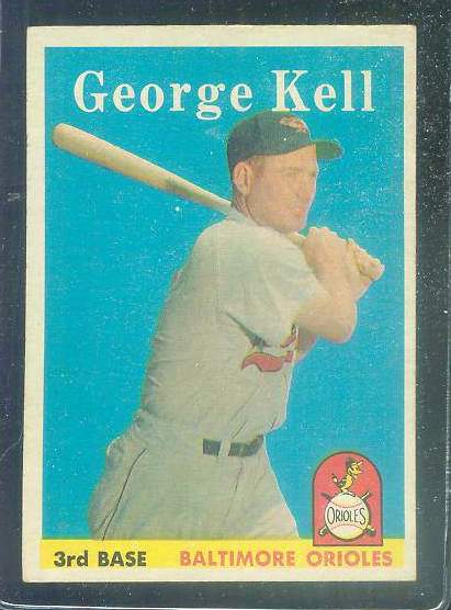 1958 Topps #.40 George Kell (Orioles) Baseball cards value