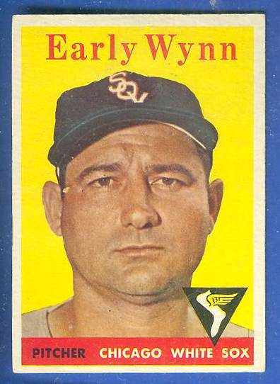 1958 Topps #100 Early Wynn [#a] (White Sox) Baseball cards value