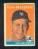 1958 Topps #142 Enos Slaughter [#a] (Yankees)