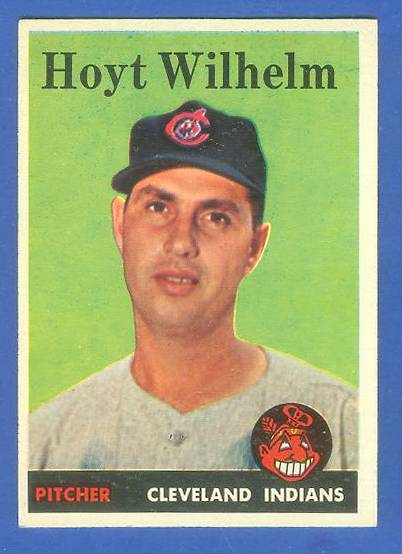 1958 Topps #324 Hoyt Wilhelm (Indians) Baseball cards value