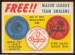 1958 Topps  #AD Team Emblems Advertising card [#c]