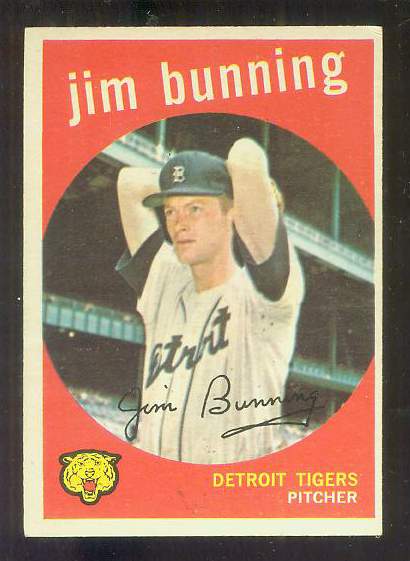 1959 Topps #149 Jim Bunning [#b] (Tigers) Baseball cards value