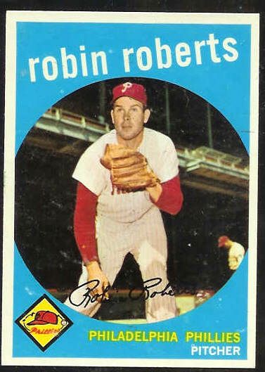 1959 Topps #352 Robin Roberts [#a] (Phillies) Baseball cards value