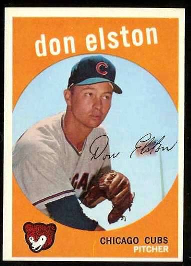 1959 Topps #520 Don Elston SCARCE HIGH #.[#a] (Cubs) Baseball cards value