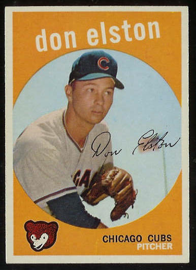 1959 Topps #520 Don Elston SCARCE HIGH #.[#b] (Cubs) Baseball cards value