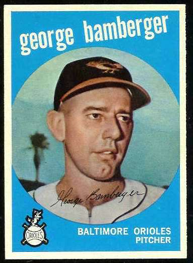 1959 Topps #529 George Bamberger ROOKIE SCARCE HIGH #.[#a] (Orioles) Baseball cards value
