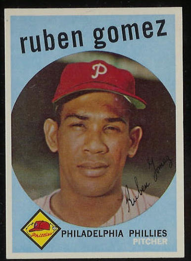 1959 Topps #535 Ruben Gomez SCARCE HIGH #.[#a] (Phillies) Baseball cards value