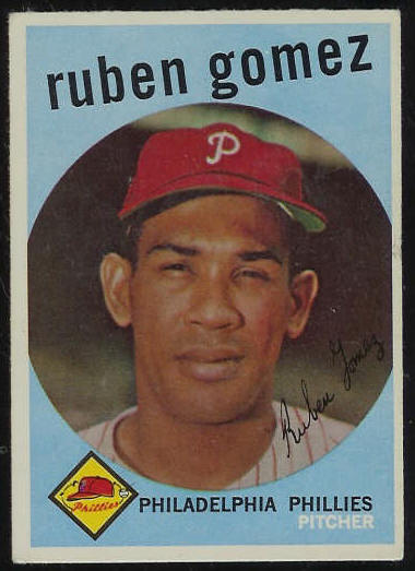 1959 Topps #535 Ruben Gomez SCARCE HIGH #.[#c] (Phillies) Baseball cards value