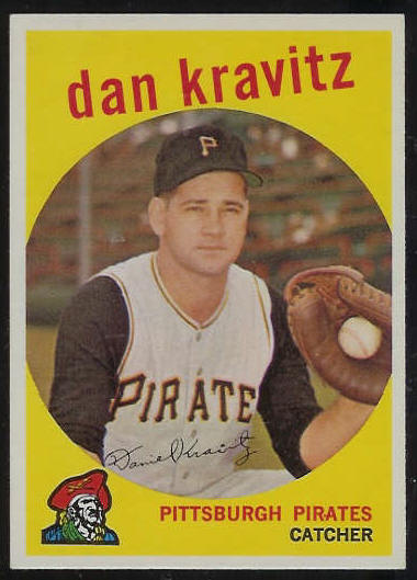 1959 Topps #536 Danny Kravitz SCARCE HIGH #.[#a] (Pirates) Baseball cards value