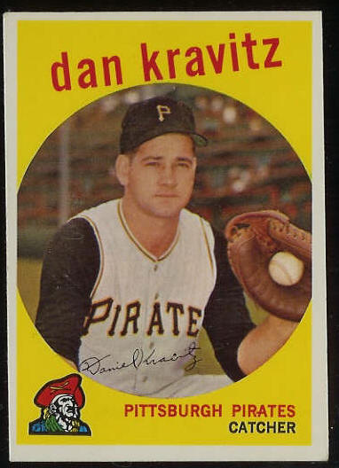 1959 Topps #536 Danny Kravitz SCARCE HIGH #.[#b] (Pirates) Baseball cards value