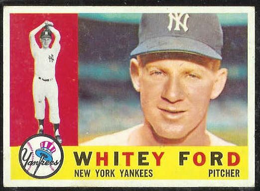 1960 Topps #.35 Whitey Ford (Yankees) Baseball cards