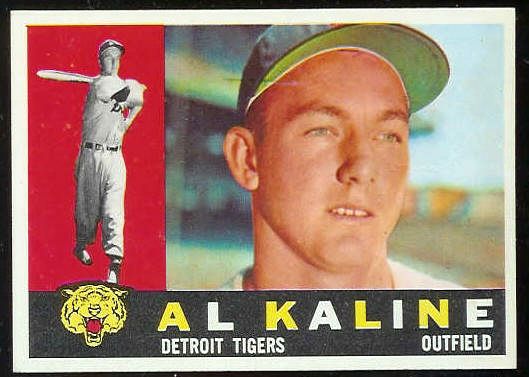 1960 Topps #.50 Al Kaline [#a] (Tigers) Baseball cards value