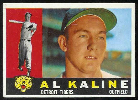 1960 Topps #.50 Al Kaline [#b] (Tigers) Baseball cards