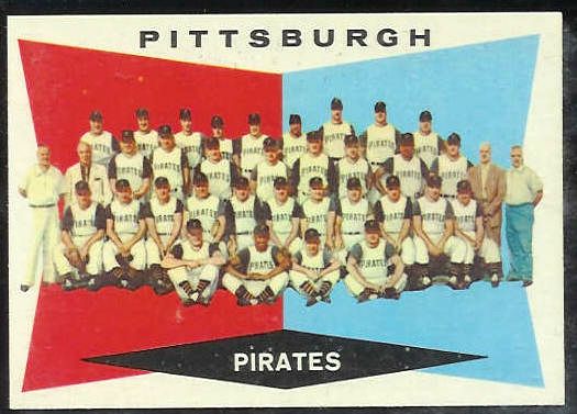 1960 Topps #484 Pirates TEAM card [#a] Baseball cards value