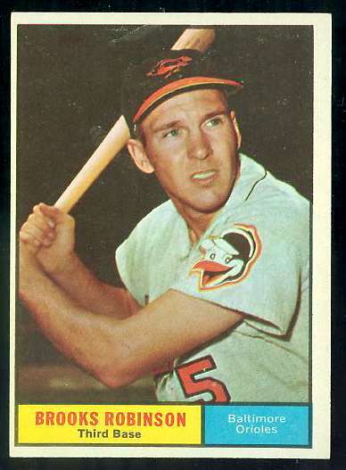 1961 Topps #.10 Brooks Robinson [#c] (Orioles) Baseball cards value