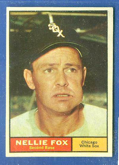 1961 Topps #.30 Nellie Fox [#b] (White Sox) Baseball cards value