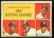 1961 Topps #.42 A.L. Batting Leaders (Bill 'Moose' Skowron/Pete Runnels)