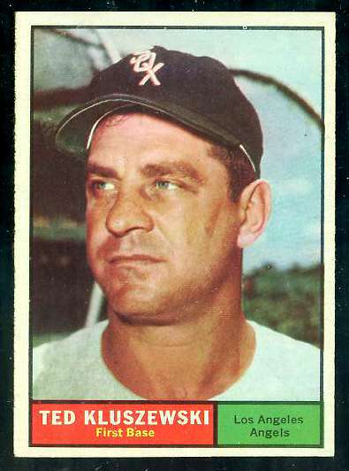 1961 Topps #.65 Ted Kluszewski [#c] (Angels,w/White Sox cap) Baseball cards value
