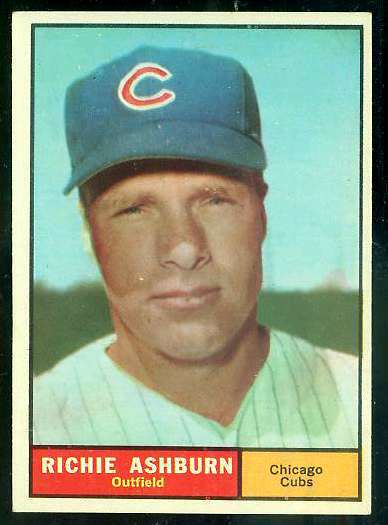 1961 Topps #.88 Richie Ashburn [#a] (Cubs) Baseball cards value