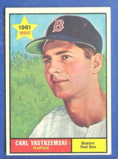 1961 Topps #287 Carl Yastrzemski [#a] (2nd year card) (Red Sox) Baseball cards value
